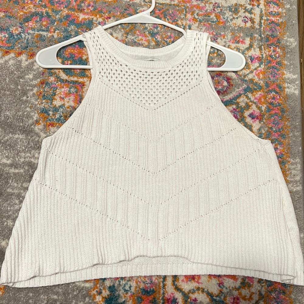 American Eagle Sweater Crop Tank Top